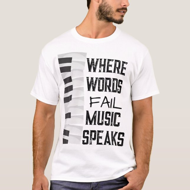 Music Älskare Tshirt ThMeed Gift Tee (Framsida)