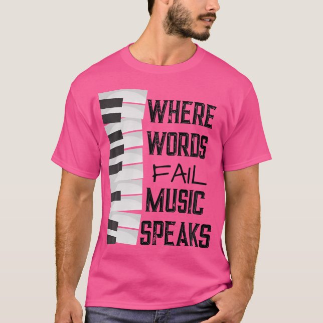 Music Älskare Tshirt ThMeed Gift Tee (Framsida)