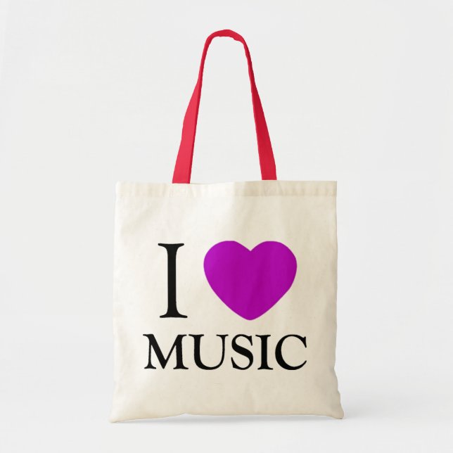 Music Älskare_ Tygkasse (Framsidan)