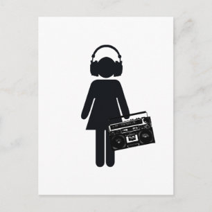 Music Älskare Vykort