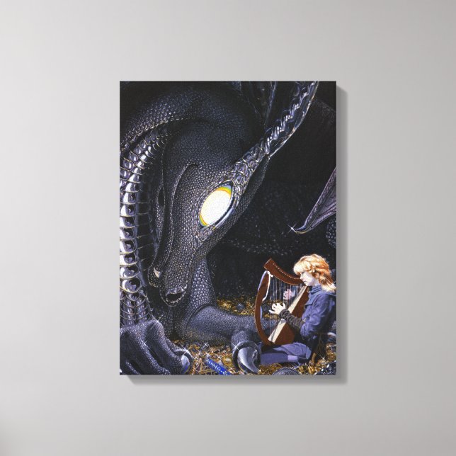 Music Älskare - Wrapped Canvastryck (Framsida)