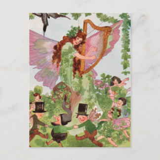 Music Älva Spela musik Vykort