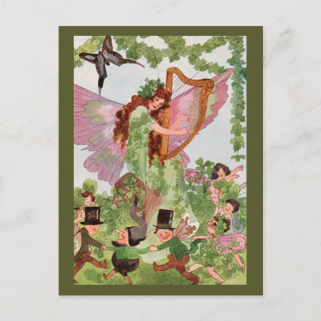 Music Älva Spela musik Vykort (Framsida)