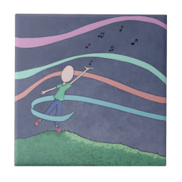 Music and Melody Ceramic Tile Kakelplatta