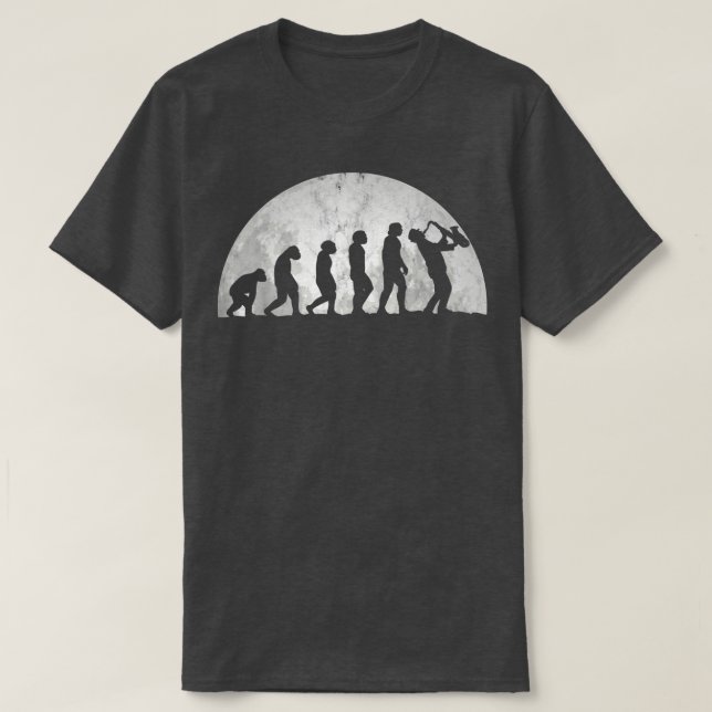 Music and saxophonist  t shirt (Design framsida)