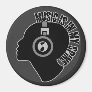 Music anpassningsbar färg magnet