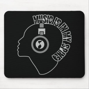 Music anpassningsbar färg mousepad musmatta