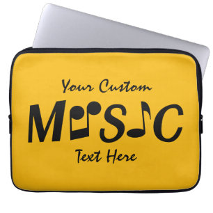 MUSIC anpassningsbar laptop sleeve