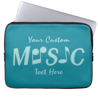 MUSIC anpassningsbar laptop sleeve