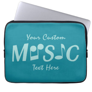 MUSIC anpassningsbar laptop sleeve