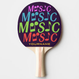 MUSIC anpassningsbar ping pong paddle Pingisracket