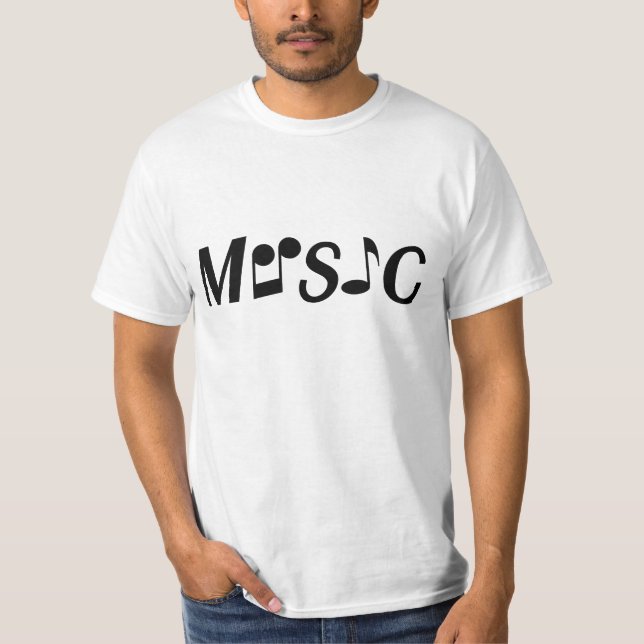 MUSIC anpassningsbar shirts & jacka T Shirt (Framsida)