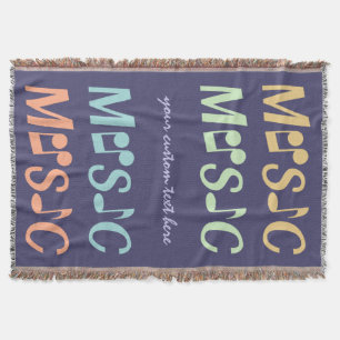 MUSIC anpassningsbar throw-filt Mysfilt