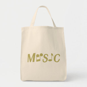 MUSIC anpassningsbar tote bags Tygkasse