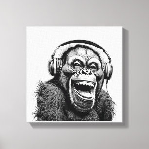 Music Ape Canvastryck