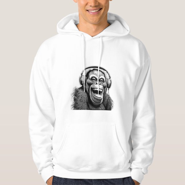 Music Ape Hoodie (Framsida)