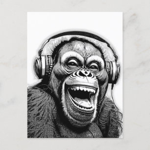 Music Ape Vykort