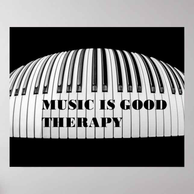 Music är Bra Therapy Poster (Framsidan)