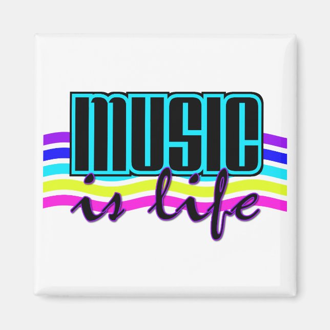 Music är Life magnet (Framsidan)