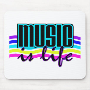 Music är Life mousepad Musmatta