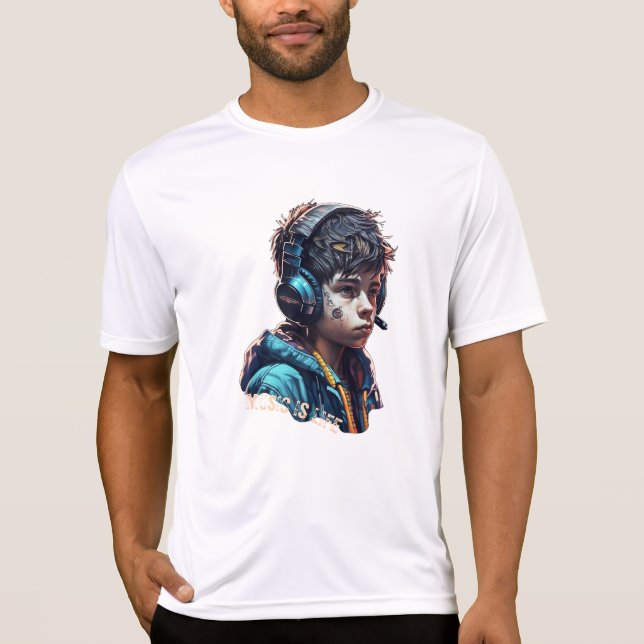 Music är Life T-shirt (Framsida)