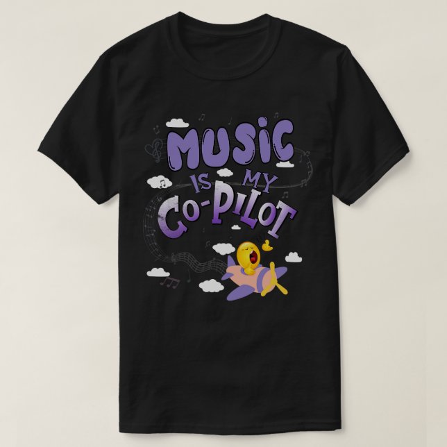 Music är min CoPilot T Shirt (Design framsida)