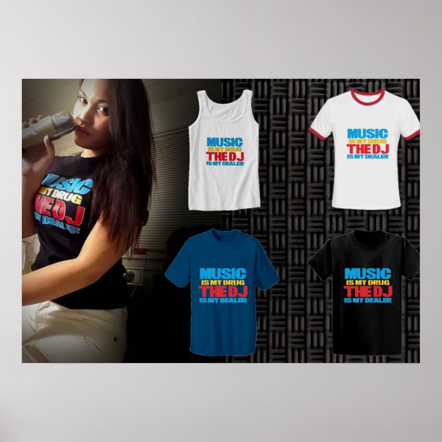 Music är min Drug Poster (Framsidan)