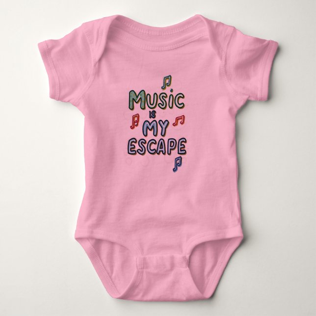 Music är My Escape T Shirt (Framsida)