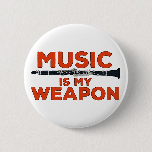 Music är My Weapon Knapp (Framsida)