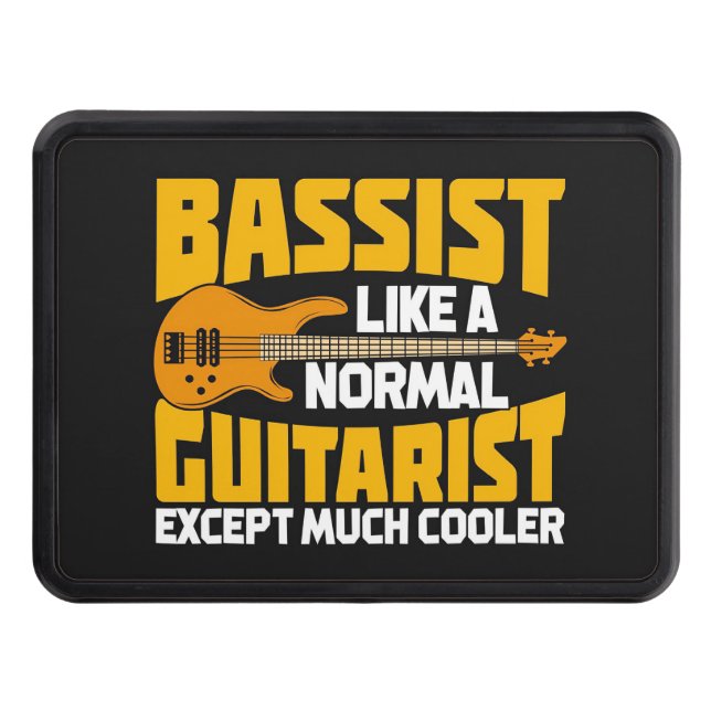 Music Art Baid som en vanlig Guitarist Dragkroksskydd (Framsidan)