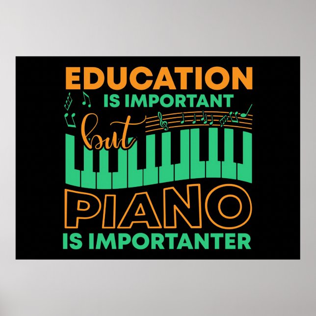 Music Art Education and Piano Poster (Framsidan)