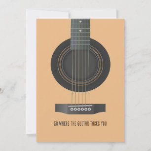 Music Art går dit Guitar tar dig Spara Datumet