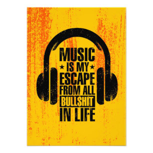 Music Art Music är mitt ESP Fototryck