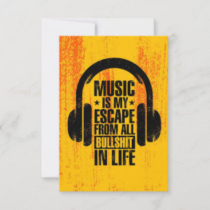 Music Art Music är mitt ESP Tack Kort