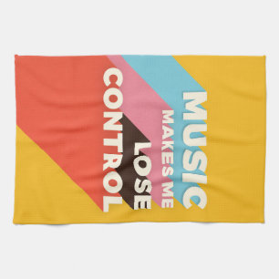 Music Art Music gör att jag förlorar kontrollen Kökshandduk