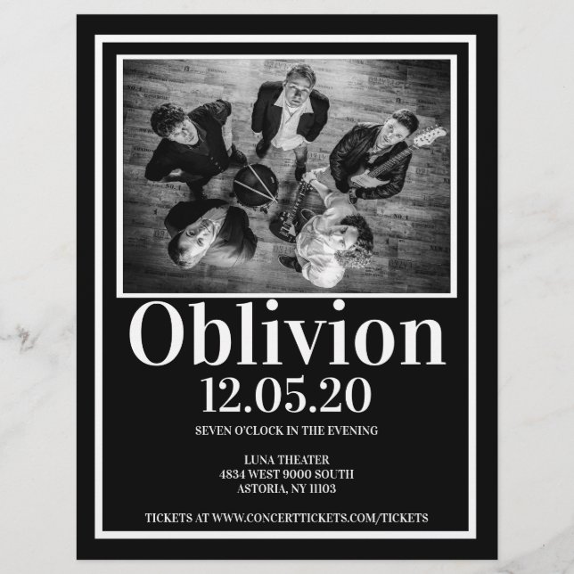 Music Band-konsert Flyer (Framsidan)