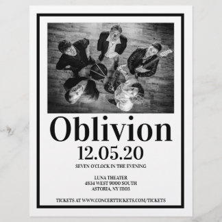 Music Band-konsert Flyer