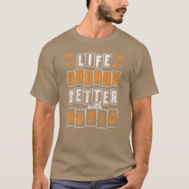Music Band-konserten Musical Stil-familjen T Shirt (Framsida)