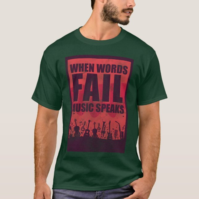 Music Band Singing-vän T Shirt (Framsida)