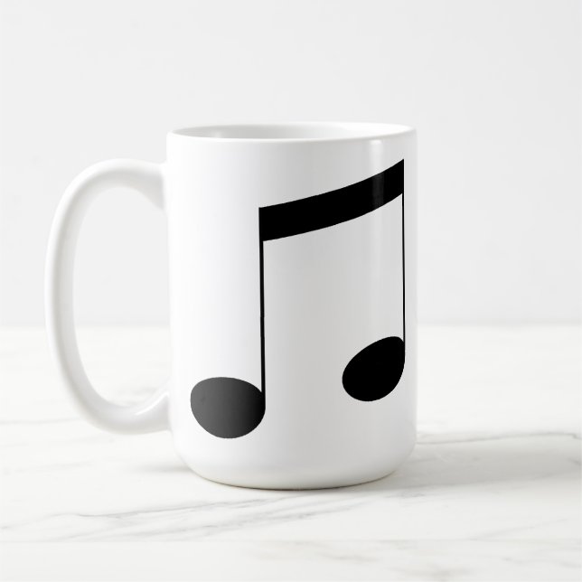 Music Beam Note Kaffemugg (Vänster)