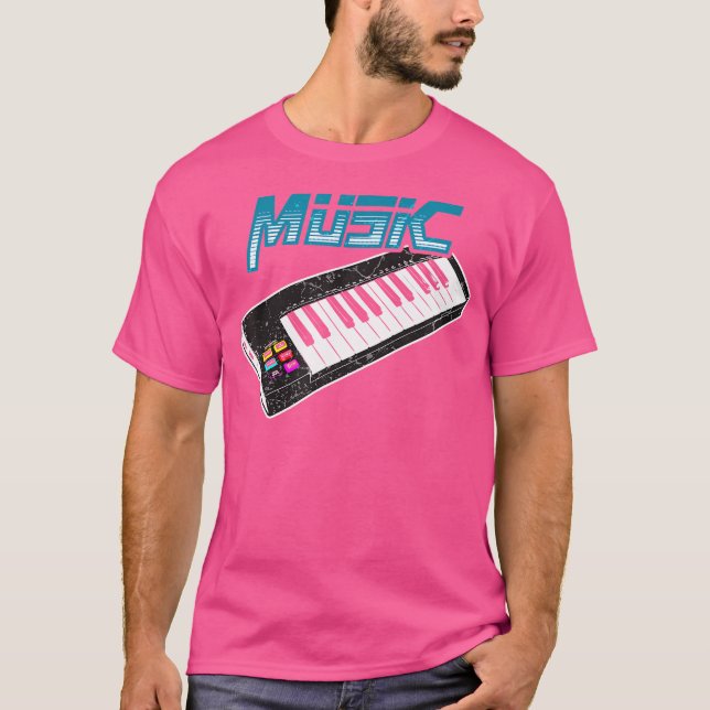 Music Beat Maker Drum Maskin Shirt Drummer Keyboa T (Framsida)