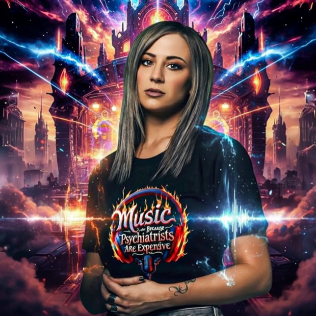 Music Because Psychiatrists Are Expensive  T Shirt (Skapare uppladdad)