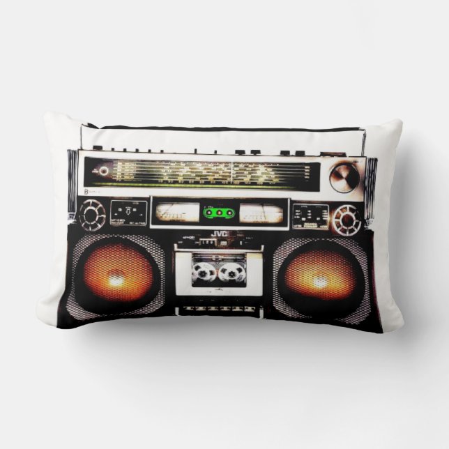 Music Boom Box Lumbarkudde (Framsida)
