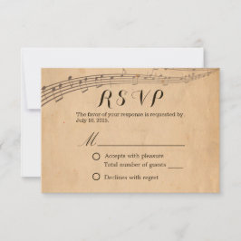 Music Bröllop Vintage Musical Response OSA