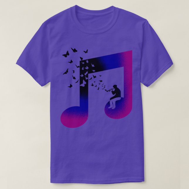 Music Bugle T Shirt (Design framsida)