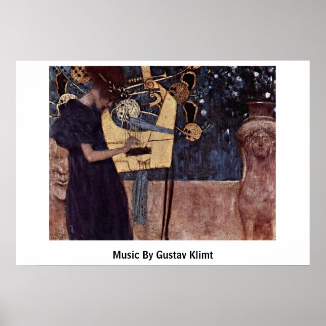Music by Gustav Klimt Poster (Framsidan)