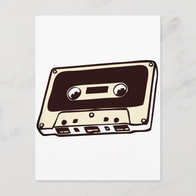 MUSIC CASSETE-BAND VYKORT (Framsida)