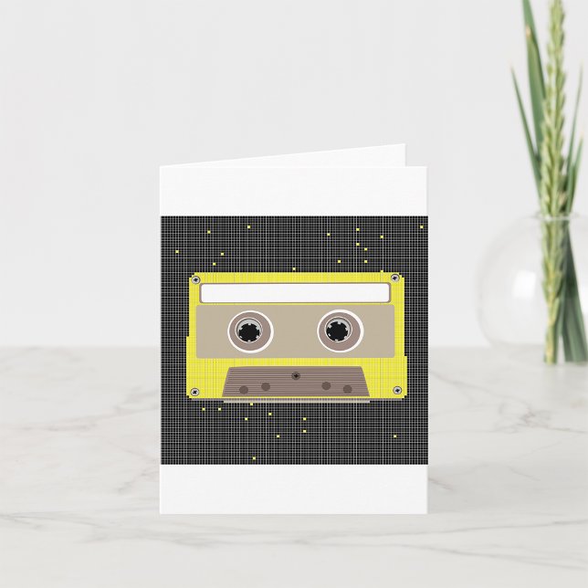 Music Cassette Note-kort Kort (Skapare uppladdad)