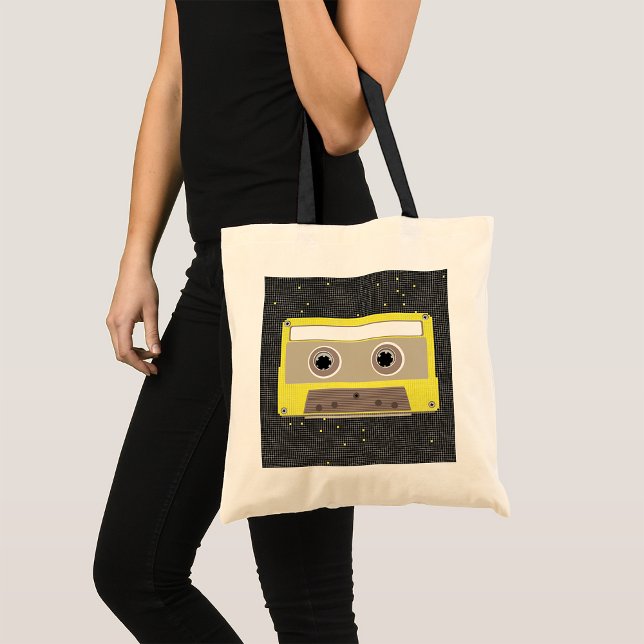 Music Cassette Tote Bag Tygkasse (Skapare uppladdad)