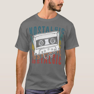 Music Cassettehemed Rock Original retro T Shirt